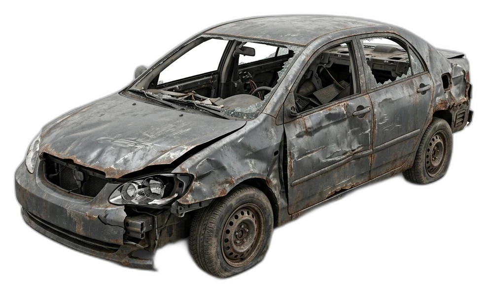 Accidental Damaged Car Scrapping